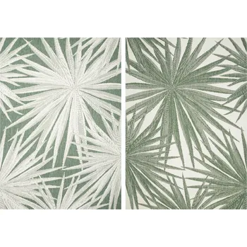 Koberec OBOUSTRANNÝ VENKOVNÍ KOBEREC NA TERASA BALKON V DESIGNU LISTŮ OUTDOOR 120x170 cm