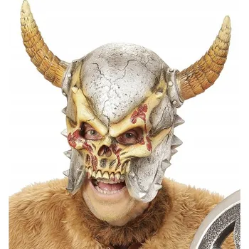 Karnevalová maska Maska na obličej Widmann latexová příšera hnědá