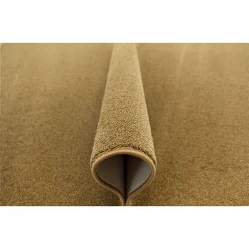 Koberec KOBEREC TMAVĚ ŽLUTÝ HOŘČICOVÝ HUSTÝ VLAS NA FILCU DO LOŽNICE 100x150 cm