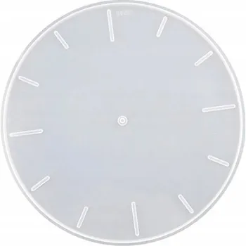 Silikonová forma na ciferník hodin z epoxidové pryskyřice, sádry a cementu, 37 cm