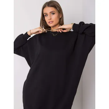 Dámské šaty Dámské šaty Fashionhunters Oversized RELEVANCE černá 1494186