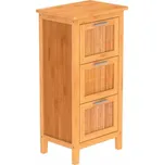EISL Koupelnová skříňka se 3 zásuvkami, bambusová,