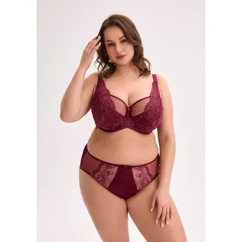 Podprsenka Gaia poloměkká podprsenka BSM 1313 Jovana Maxi Maroon kaštanové 90K