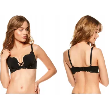 Podprsenka Henderson push-up podprsenka černá velikost 65C