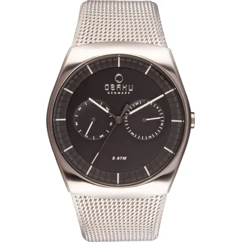 Hodinky Pánské Hodinky Obaku Denmark V176GMCBMC stříbrné s náramkem