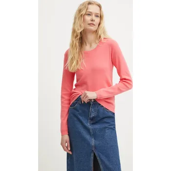 Dámský svetr Bavlněný svetr United Colors of Benetton šedá barva, lehký, 1091D1M08 38X, vel. XS