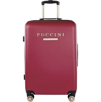 Střední bordó kufr Los Angeles