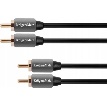 Audio kabel Kabel Kruger&matz KM0306 2x RCA (cinch) - 2x RCA (cinch) 3 m