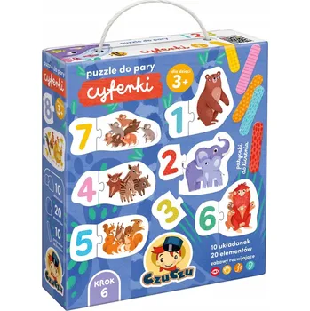 Puzzle Czuczu Puzzle Dvojice Čísla 3+