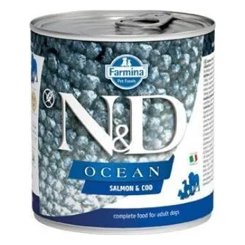 Krmivo pro psa N&D DOG OCEAN Adult Salmon & Codfish 285g