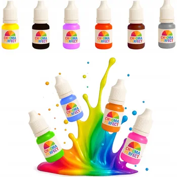 Vrták SADA POTRAVINÁŘSKÝCH BARVIV V TEKUTÉ FORMĚ 10 BAREV 100ml