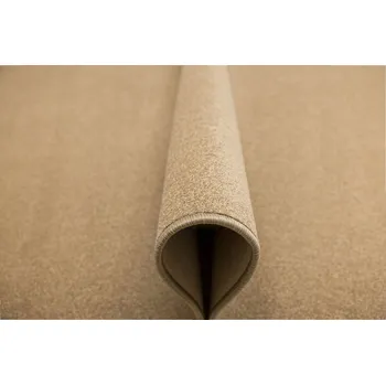 Koberec KOBEREC BÉŽOVÝ ODOLNÝ DO POKOJE KANCELÁŘE POKOJE S FILCEM MIRACLE 200x200 cm