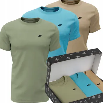 Pánské tričko Pánské tričko s kulatý výstřihem 4F, velikost S