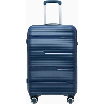 Střední granátový kufr Casablanca