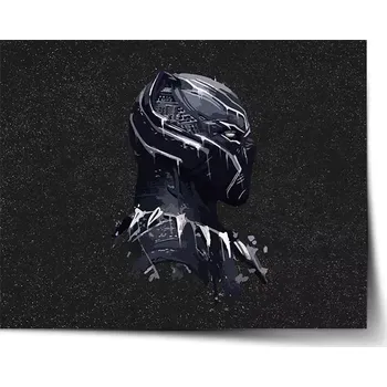 Plakát Sablio Plakát BLACK PANTHER z profilu Vesmír - 60x40 cm