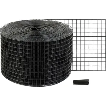 Plot Kovová síť 20 cm x 3 m s 50 dráty pro opravy pneumatik, nerezová ocel s PVC povlakem