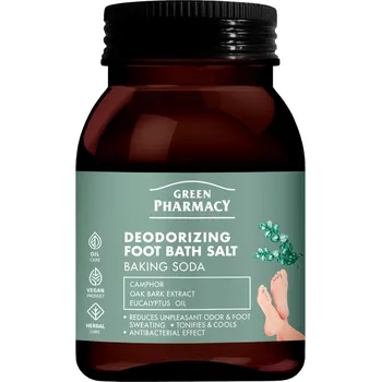 Kosmetika Koupelová sůl na nohy s deodoračním účinkem Green Pharmacy Deodorizing Foot Bath Salt - 400 g