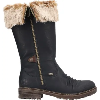 Dámské kozačky Dámské nižší 3/4 kozačky RIEKER Tex Z4751-00 černé #Velikost: 41