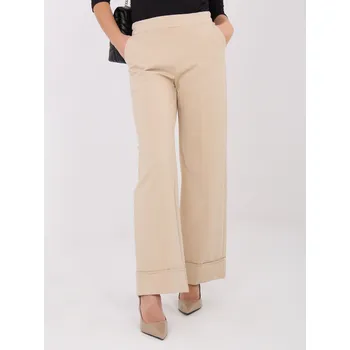 Trousers-IT-SP-FL9877.64-beige RUE PARIS černá | bílá | krémová 3483801