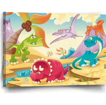 Obraz Sablio Obraz Dinosauři 5 - 60x40 cm