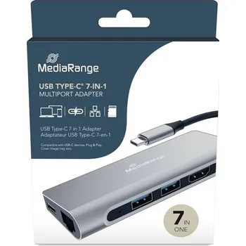 USB hub Univerzal.adaptér Multi Port Hub USB-C MediaRange