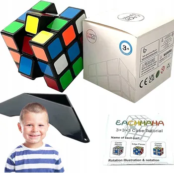 Hlavolam MAGNETICKÁ KOSTKA 3x3 Speed Cube 56mm + STOJÁNEK + ALGORITMY