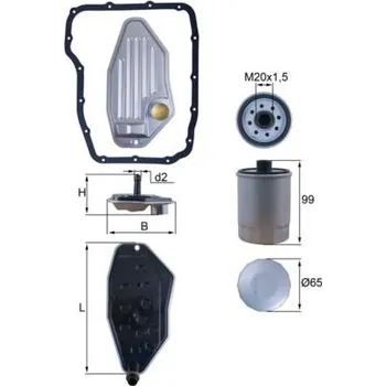 Hydraulický filtr Hydraulický filtr, automatická převodovka MAHLE HX 276KIT