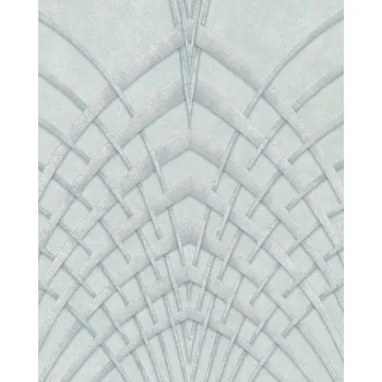 Tapeta Tapeta s ozdobným geometrickým vzorem světle zelená pastelová na vliesu