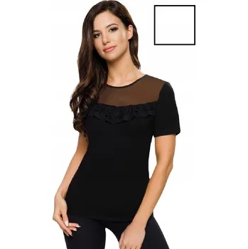 Dámská halenka EMILI halenka krátký rukáv střih klasická velikost XL