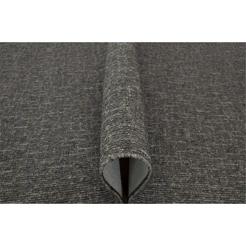 Koberec KOBEREC SMYČKOVÝ MELÍROVANÝ GRAFITOVĚ ŠEDÝ DO OBÝVÁKU ALTO 200x200 cm