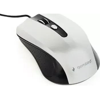 Myš Gembird MUS-4B-01-BS optická myš černo-stříbrná (MUS-4B-01-BS)