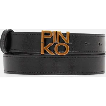 Opasek Kožený pásek Pinko KFAV002.C.TV100 černá 99X, vel. 70