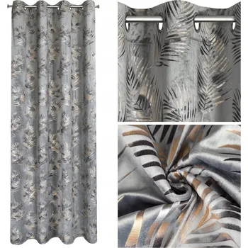 Obraz Závěs polozatemňovací s kroužky 140 cm x 250 cm