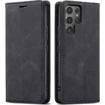 Pouzdro na mobilní telefon POUZDRO KOŽENÉ SHEEP MAGNETICKÉ SKIN PRO SAMSUNG S23 ULTRA