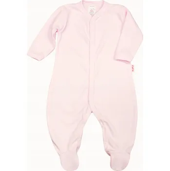 OVERAL overal z ORGANICKÉ BAVLNY s certifikátem GOTS Světle RŮŽOVÁ velikost 62 KLEKLE