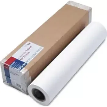 Plotrový papír EPSON Somerset Velvet Fine Art Paper Roll, 610mmx15m, role, C13S041702, 255 g/m2, papír, bílý, pro inkoustové tiskárny (C13S041702)