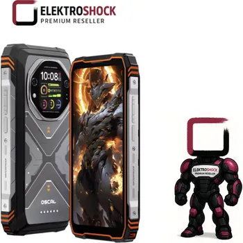 Mobilní telefon OSCAL TANK 1 5G 12/256 GB Barva: Oranžová