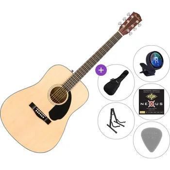 Kytara Fender CD-60S WN SET 2 Natural Akustická kytara