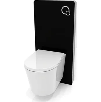 WC sada Závěsný WC set předstěnová montáž SAT Brevis SIKOSGBRETORBL