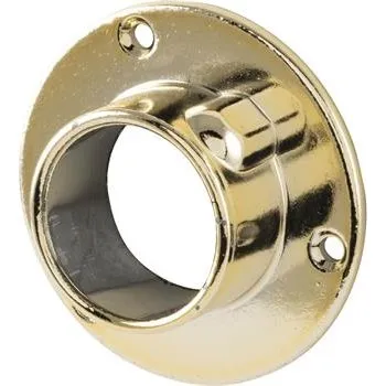 Nástěnný kotouč jednodílný 25 mm, zamak, pozlacený