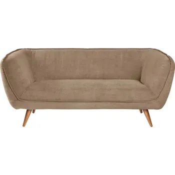 Pohovka Třímístná pohovka Kelso Cord, hnědé nohy