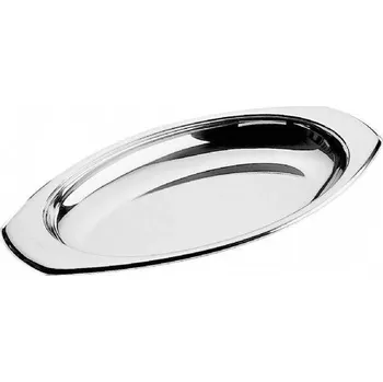 Talíř Oválný hluboký ocelový talíř 45x23 cm | PINTINOX 509368