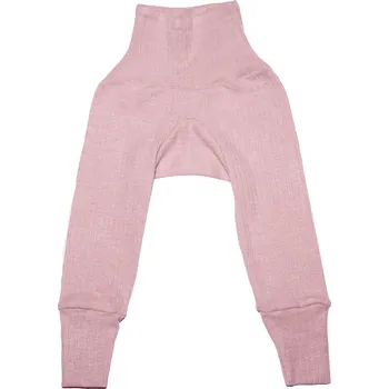 Kojenecký body Dětské rostoucí legíny merino/bavlna/hedvábí Cosilana růžový melír Velikost: 50/56