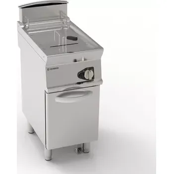 fritéza Jednokomorová plynová fritéza 17 l 16,5 kW se studenou zónou a dílčí zónou | TECNOINOX 713128