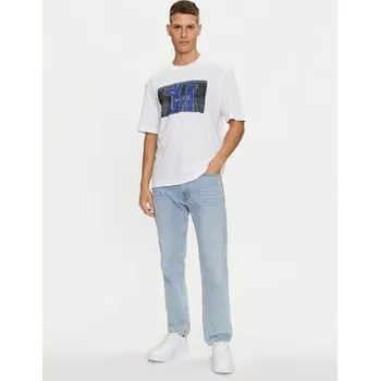 Pánské tričko Hugo T-Shirt Nedary 50519131 Bílá Regular Fit S