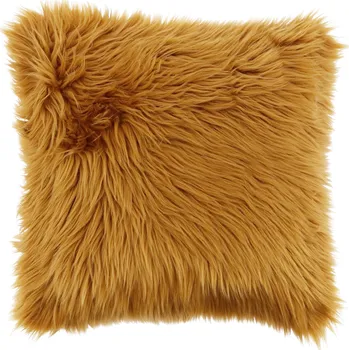 Povlak na dekorativní polštářek Povlak na polštářek Bergen, 40x40 cm - hořčicová