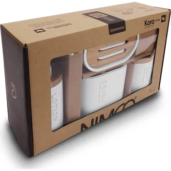 Sada koupelnových doplňků Dávkovač, mýdlenka, dózy na kart. a tampóny KO 24000SET-05