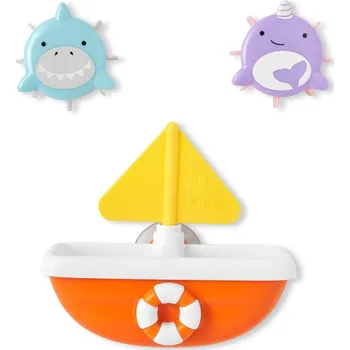 Hračka pro nejmenší SKIPHOP SKIP HOP ZOO Hračka do vody s přísavkami 3 ks Tip&Spin 9m+