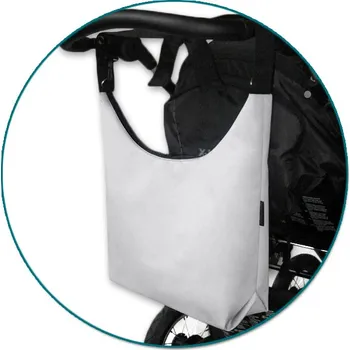 Přebalovací taška IVEMABABY Taška na kočárek SIMPLY BAG - SV.ŠEDÁ