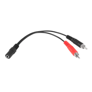 Audio kabel CABLETECH JACK 3,5mm - 2RCA 20cm KPO2906